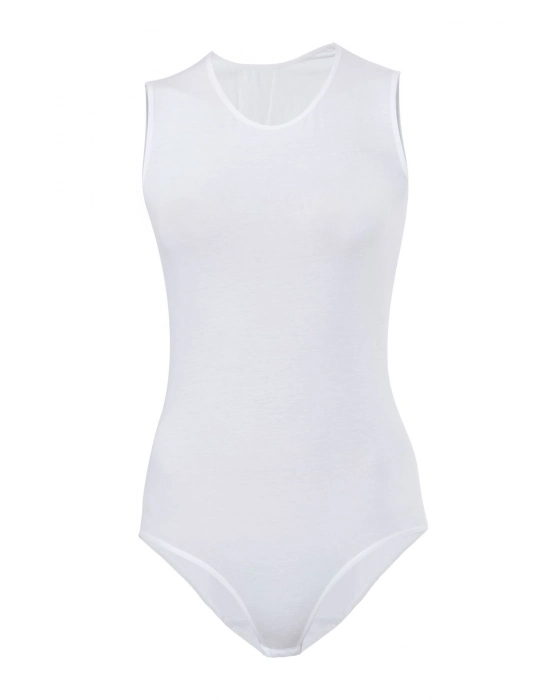 Likralı Bayan 0 Yaka 0 Kol Body 4759