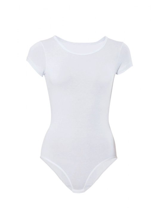 Likralı Kısa Kol Body 4057