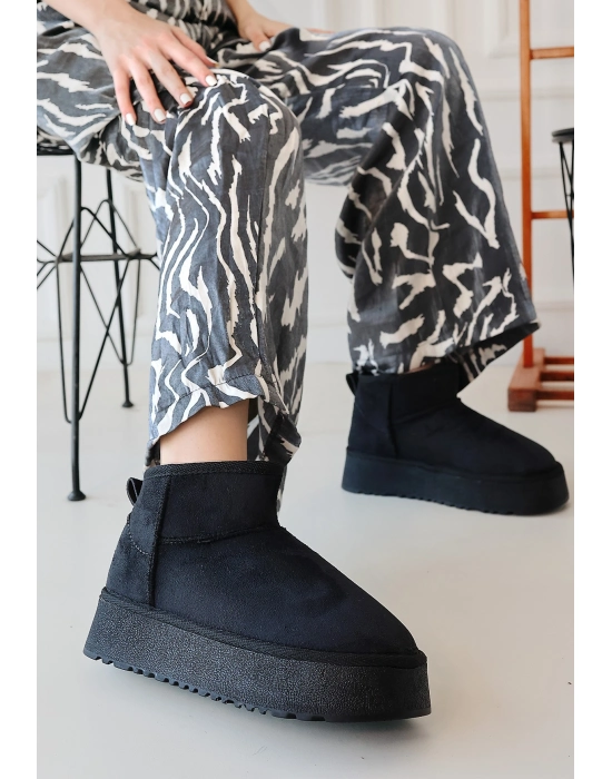 Linne Siyah Süet Bot - Bamido