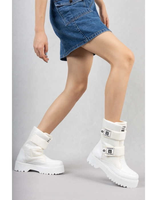 Miah Beyaz Rugan Kar Bot - Bamido