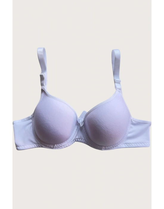 Mikro Kumaş Push Up Dolgulu Balenli Günlük Tek Destekli Sütyen