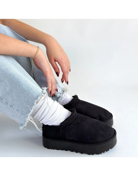 Mitay Siyah Süet Bot - Bamido