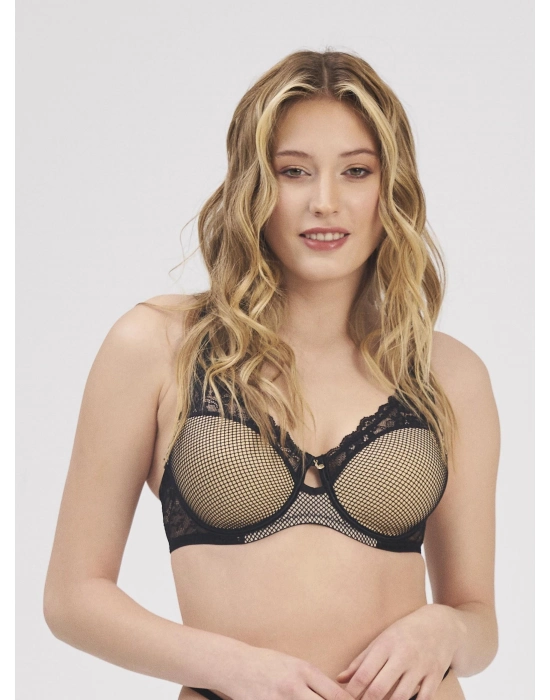 Moonlıght 2208 Balenli Fileli Desteksiz Sütyen