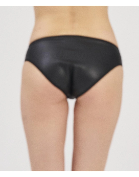 Moonlıght 3220 Siyah Deri Slip