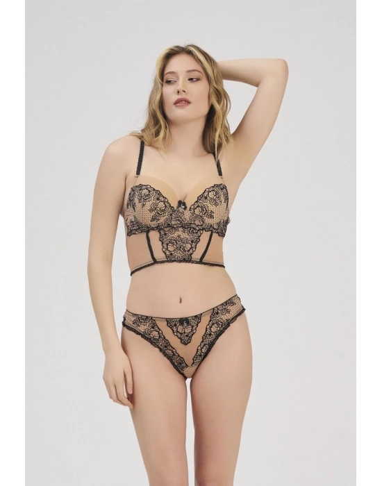 Moonlıght 327 Desteksiz Flok Baskılı Takım