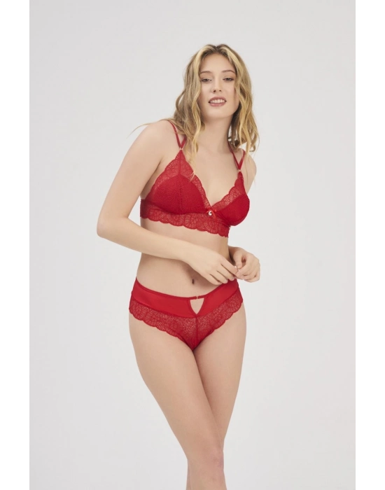 Moonlıght 8008 Balensiz Desteksiz Kırmızı Takım