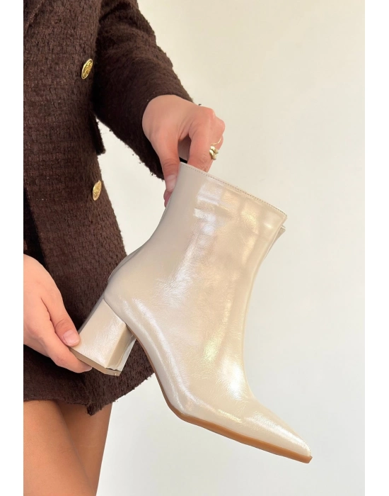 Mosy Bej Rugan Topuklu Bot - Bamido