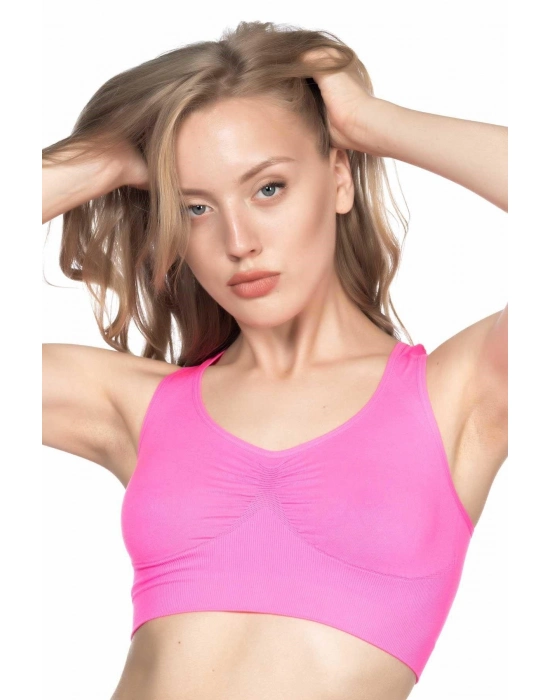 Neon Fuşya Mı Emay 4001 Soft Sporcu Büstiyer