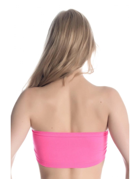 Neon Fuşya Mı Emay 4002 Soft Straplez Büstiyer