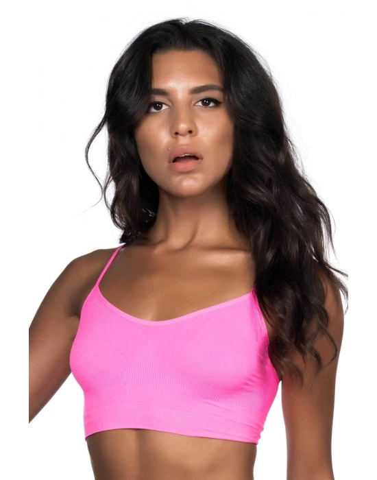 Neon Fuşya Mı Emay 4003 Soft İp Askı Büstiyer