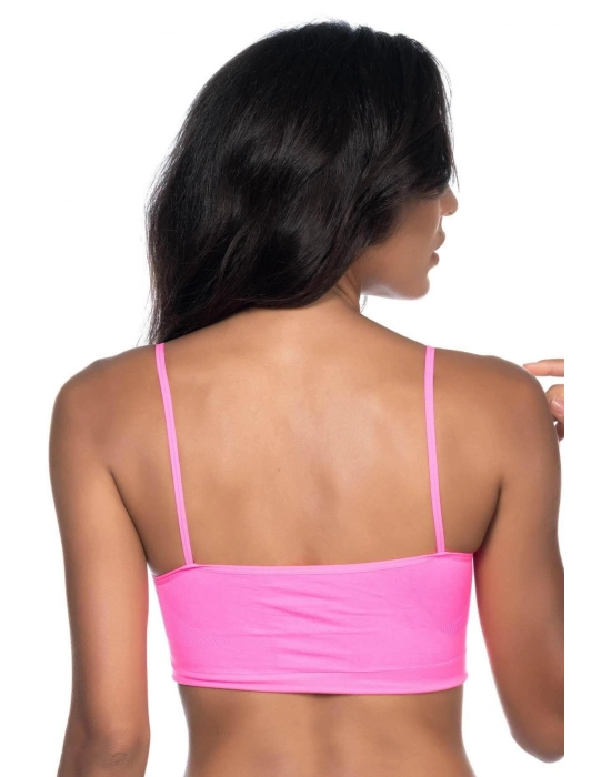 Neon Fuşya Mı Emay 4003 Soft İp Askı Büstiyer