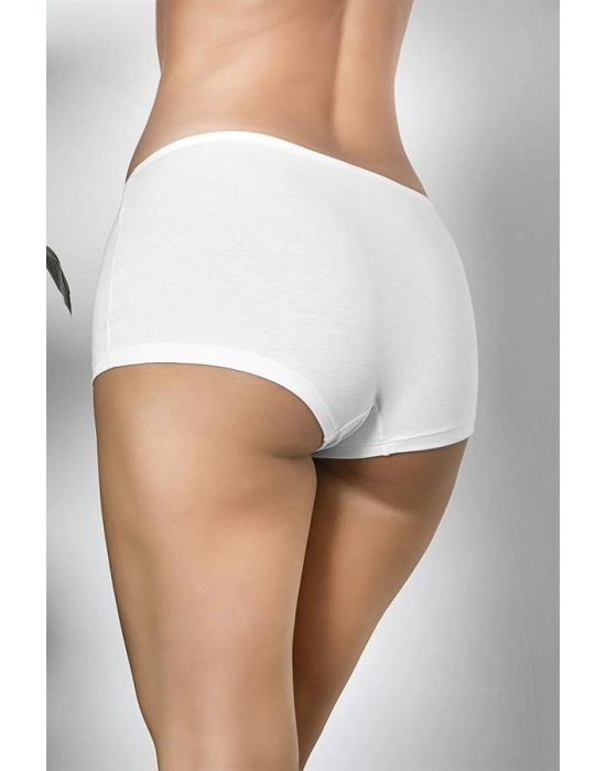 Pamuklu Boxer Külot Beyaz (brf2963)