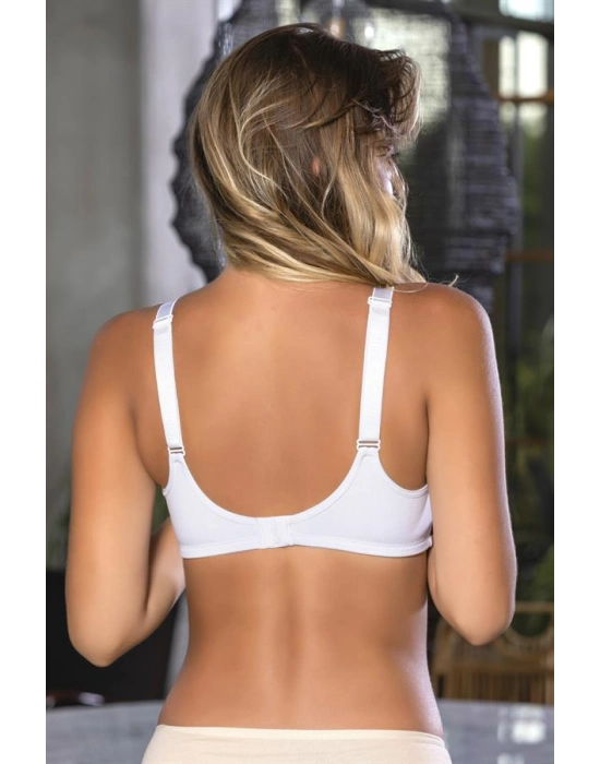 Pamuklu Emzirme Sütyeni Beyaz (brf1080)