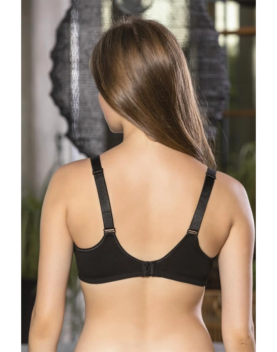 Pamuklu Emzirme Sütyeni Siyah (brf1080)