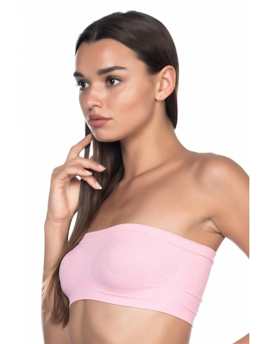 Pembe Mı Emay 4002 Soft Straplez Büstiyer