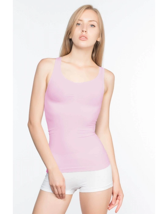 Pembe Mı Emay 5015 Kalın Askılı Atlet Korse