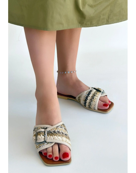 Revin Bej Cilt Terlik - Bamido