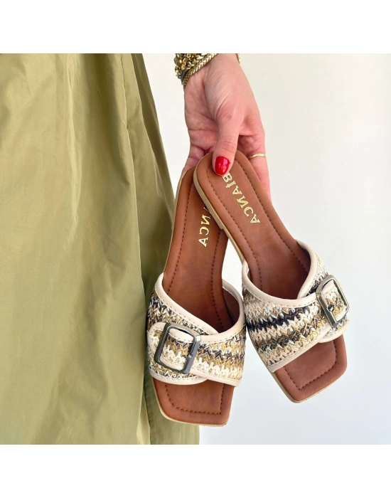 Revin Bej Cilt Terlik - Bamido