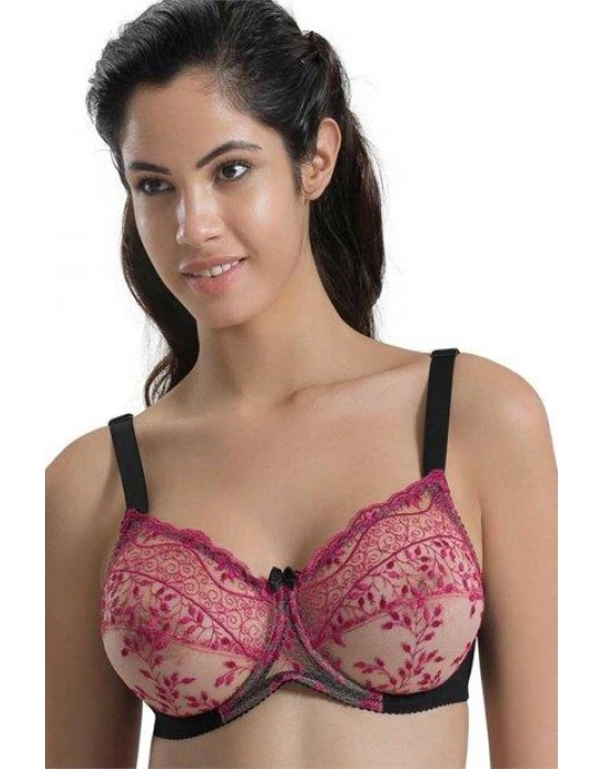 Siyah Bordo Mı Emay 148 C Balenli Toparlayıcı Sütyen
