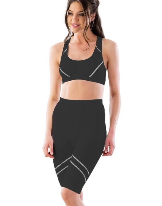 Siyah-gri Mı Emay 3850 Soft Büstiyer Takım