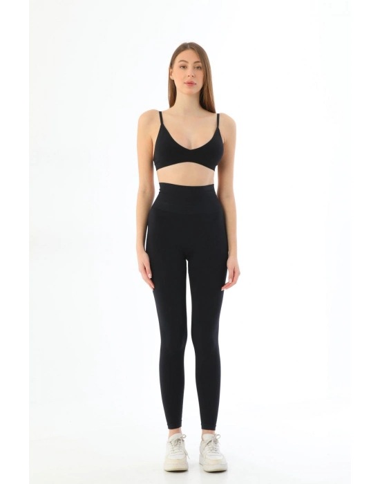 Siyah Mı 3905 Yüksek Bel Toparlayıcı Tayt