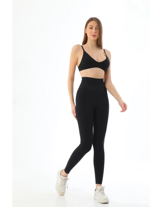 Siyah Mı 3905 Yüksek Bel Toparlayıcı Tayt