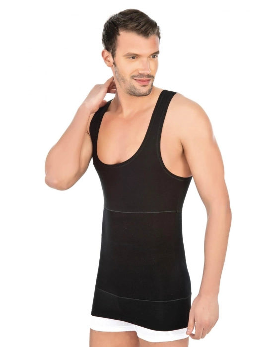 Siyah Mı Emay 1400 Modal Cotton Erkek Atlet Korse