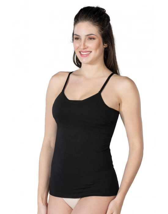 Siyah Mı Emay 1412 Modal Cotton Kaplı Atlet