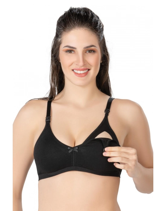 Siyah Mı Emay 1421 Modal Cotton Emzirme Sütyen