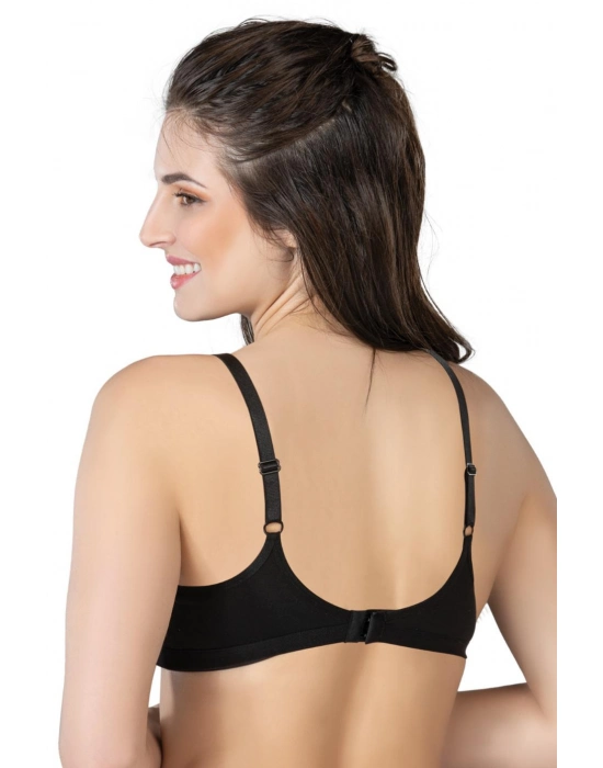 Siyah Mı Emay 1421 Modal Cotton Emzirme Sütyen