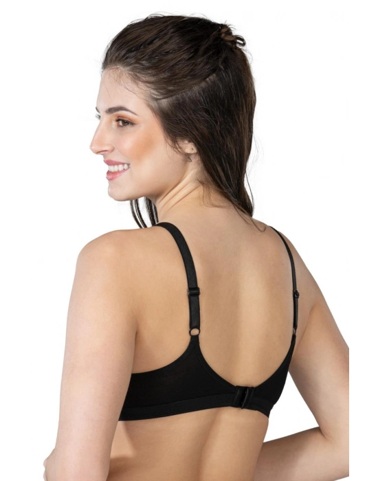 Siyah Mı Emay 1422 Modal Cotton Kaplı Emzirme Sütyen