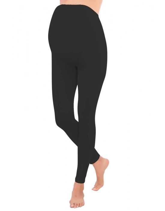 Siyah Mı Emay 1433 Modal Cotton Hamile Tayt