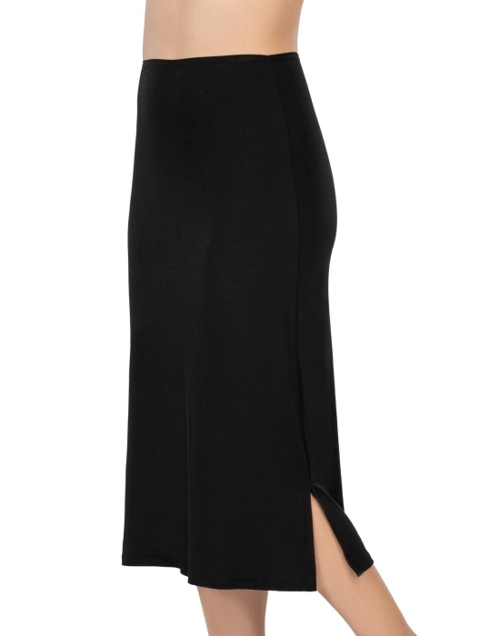 Siyah Mı Emay 1439 Modal Cotton Uzun Jupon