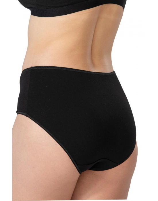 Siyah Mı Emay 1442 Modal Coton Yüksekbel Külot