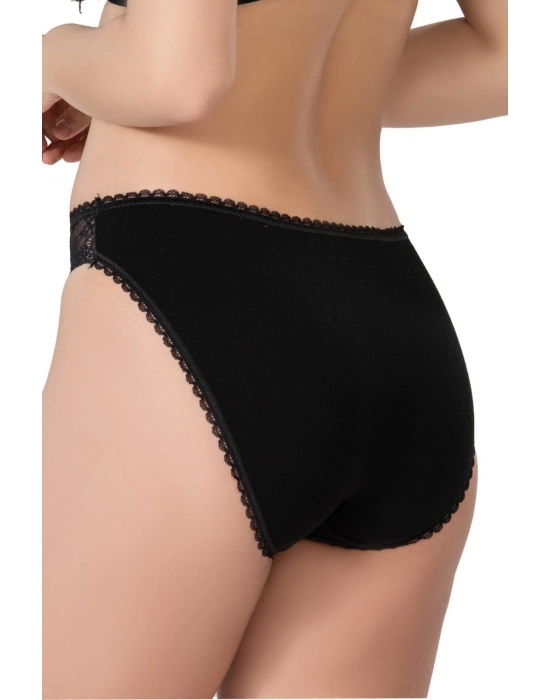 Siyah Mı Emay 1444 Modal Cotton Dantelli Külot