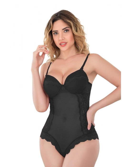 Siyah Mı Emay 176 Dantelli Body