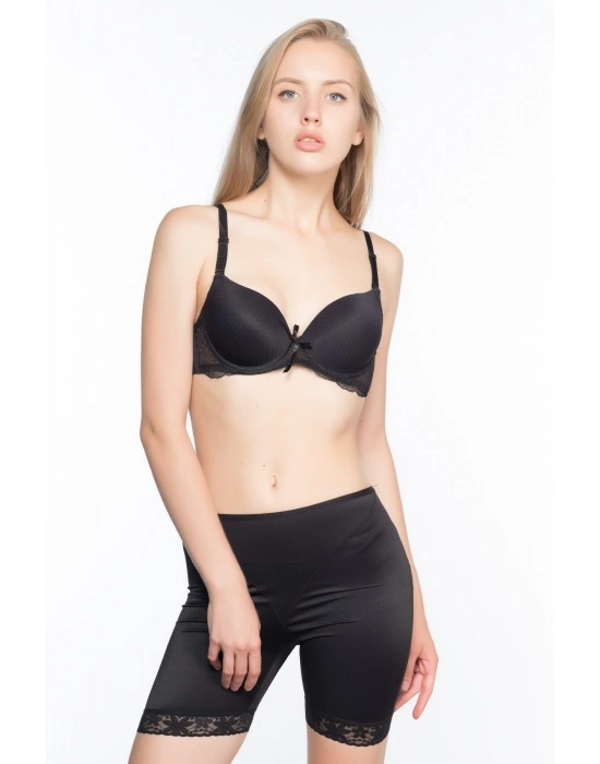 Siyah Mı Emay 2002 Paça Dantelli Pop Up