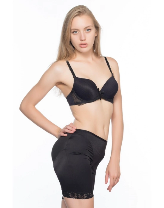 Siyah Mı Emay 2002 Paça Dantelli Pop Up