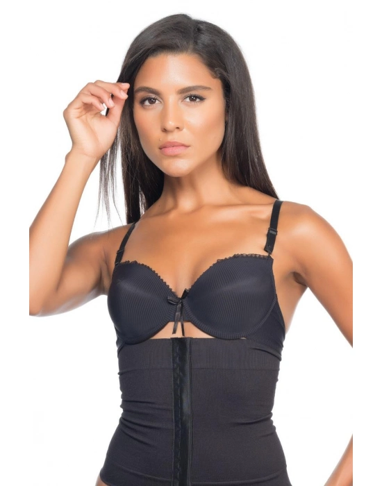 Siyah Mı Emay 2026 Agraflı Korse