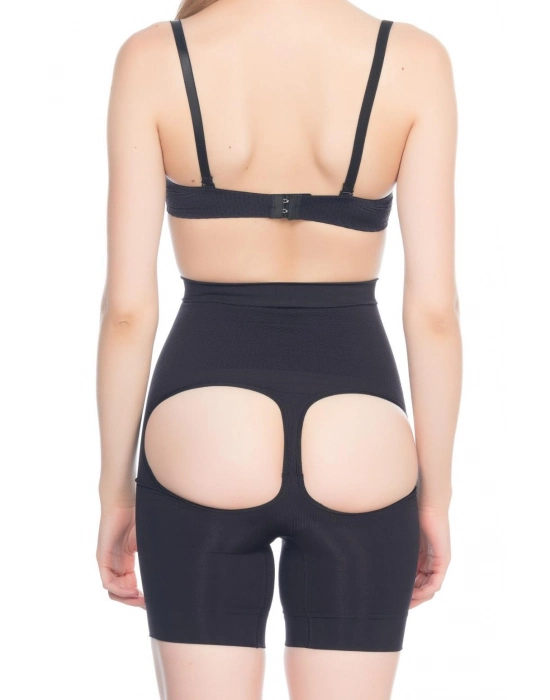 Siyah Mı Emay 2032 Popo Açık Masajlı Boxer Korse
