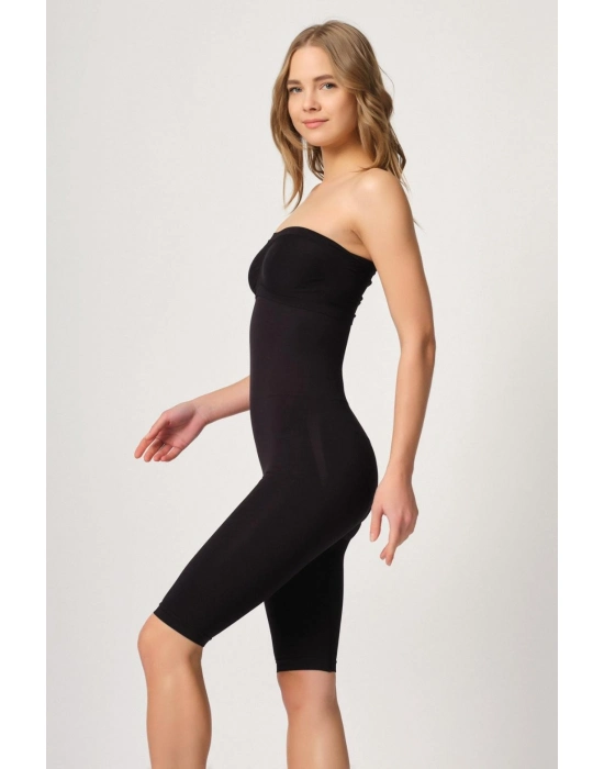 Siyah Mı Emay 2044 Yüksek Bel Double Uzun Paçalı Korse