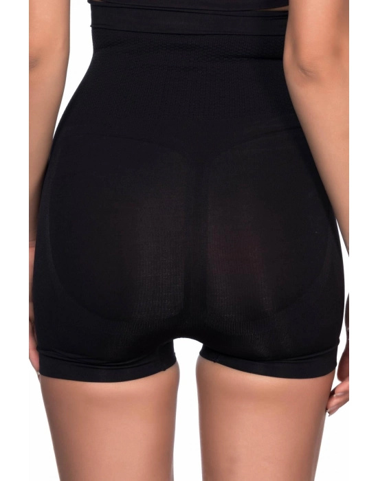 Siyah Mı Emay 2055 Yüksek Bel Masajlı Boxer Korse