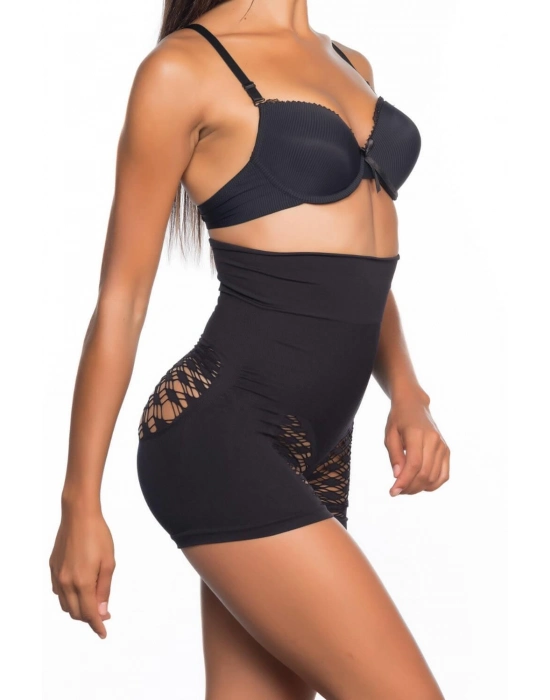Siyah Mı Emay 2064 Popo Açık Fantezi Boxer Korse