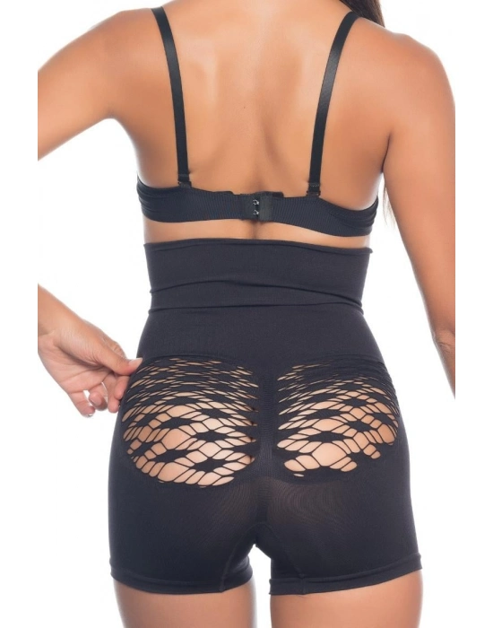 Siyah Mı Emay 2064 Popo Açık Fantezi Boxer Korse