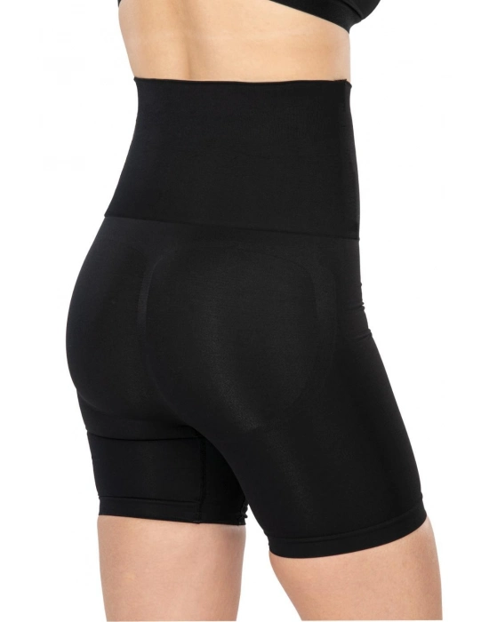 Siyah Mı Emay 2091 Önü Dantelli Yüksek Bel Boxer Korse