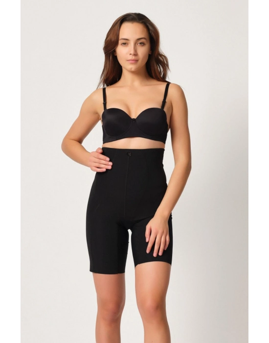 Siyah Mı Emay 2814 Double Yüksek Bel Boxer Lazer Korse