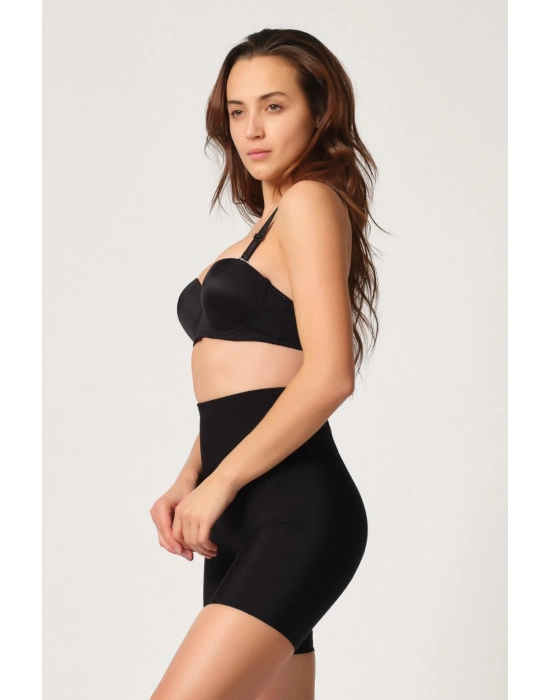 Siyah Mı Emay 2816 Yüksek Bel Boxer Lazer Korse