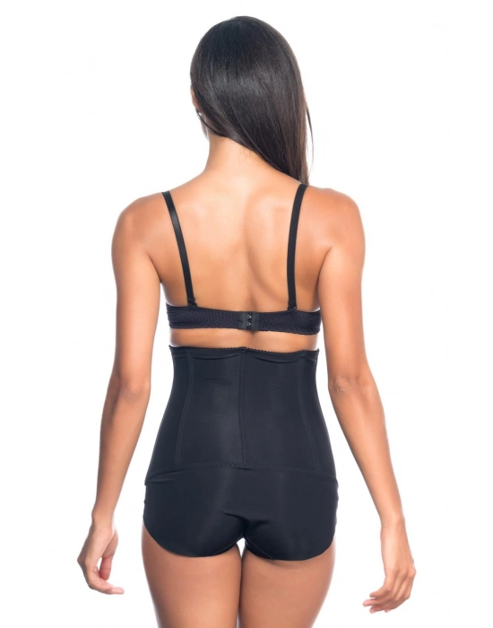 Siyah Mı Emay 2824 Yüksek Bel Balen Agraflı Slıp Lazer Korse