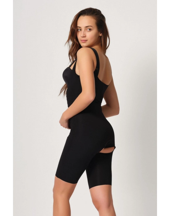 Siyah Mı Emay 2915 Agraflı Yelek Karyoka Destekli Boy Korse