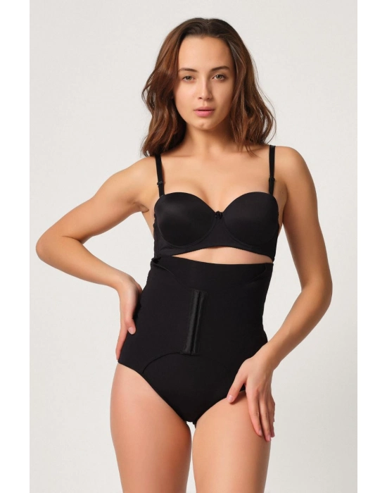 Siyah Mı Emay 2932 Double Karın Agraf Destekli Slip Lazer Korse